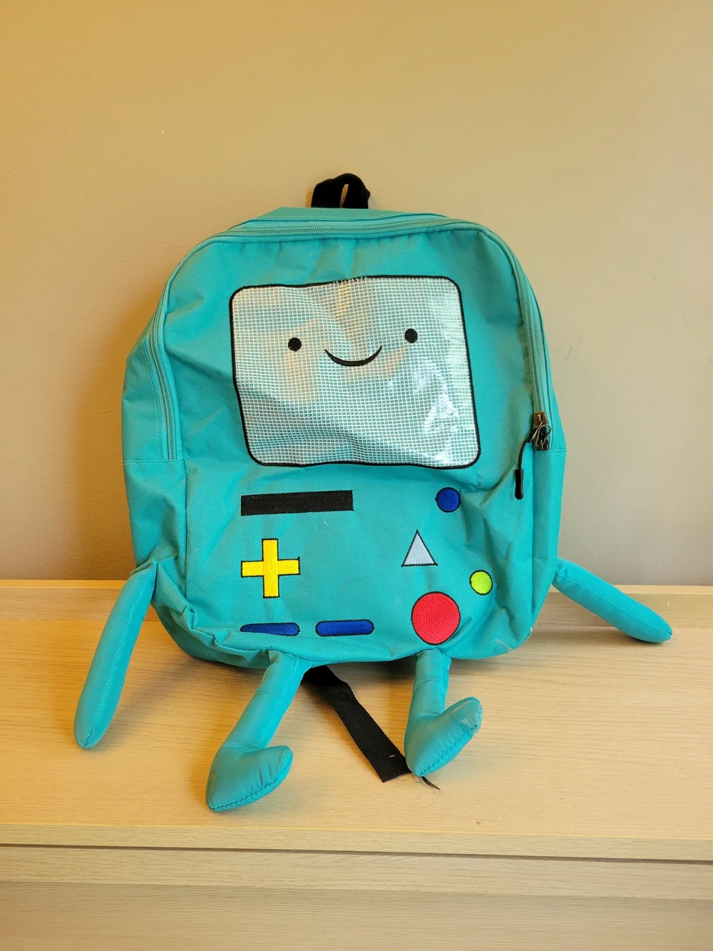 Cartoon Network Teal BMO Character Backpack